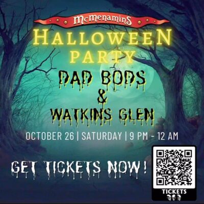 This Saturday! Two bands playing simultaneously in two separate rooms.  Get your tickets now!!! Ticket Link in BIO 👆👆👆

That FOMO you’re feeling is real. 💀💀💀

#bend bendevents #bendnightlife #bendhalloween #bendhalloweenparty #mcmenamins #fatherlukesroom #bendlife ##visitbend #bendoregon #bendoregonhalloween #dadbod #dadbodsband #watkinsglen #halloweenparty